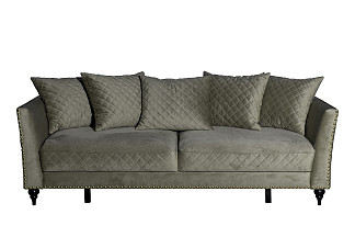 Диван Sorrento 230M трехм.раск,велюр оливковый Colt1002-OLIV 230*101*86