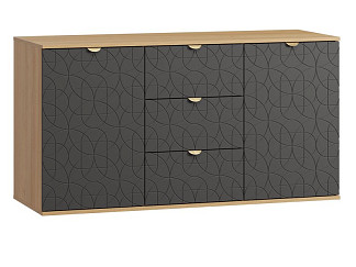 Тумба Монблан-2 Lunge Grafit Oak