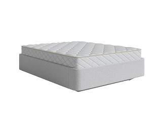 Кровать Fly Base (Ткань: Шенилл Piano 16 Серебристая чайка) 180x220