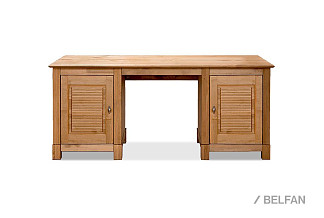 Стол письменный "Рауна" 20 (2 тумбы); бейц-масло