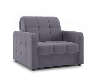 Орматек Диван-кровать Berlin Hard (Ткань: Велюр Formula 925 Серый) 80x200