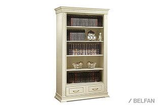 Стеллаж "Верди Люкс 2"; слоновая кость