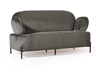 Орматек с металлическими опорами Dream (Ткань: Велюр Barkhat 13 Кофейный) 73x152