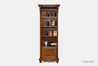 Шкаф для книг "Алези 8" (правый); античная бронза