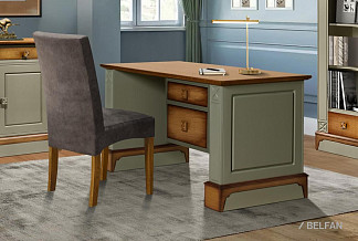 Стол письменный «Бриансон» (1 тумба справа); корсика+дуб