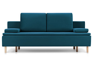 Диван прямой Линс Velvet Navy Blue