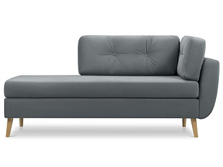 Кушетка Норфолк Velvet Grafit