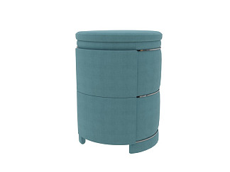 Тумба Verda Art Deco (Ткань: Микровелюр Marino 21 Изумрудный) 53x54