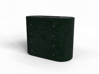 Комод Verda Classic (Ткань: Микровелюр Laska 19 Папоротник) 53x106