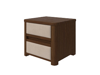 Тумба Орматек Wood Soft (Ткань/Массив (сосна) Мокко (сосна) с брашированием/Diva Латте (302)) 45x40
