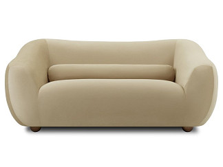 Диван прямой Тут Рядом Дом Уютный Бежевый