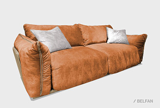 "Ferre" диван 3-х местный; нераскл.; 32; Ricci 05+Ricci 01+Sand 01 (гр.2/МТХ)