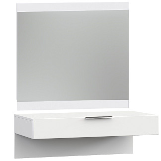 Стол туалетный навесной 1ящ.+зеркало ZU6 Soho белая