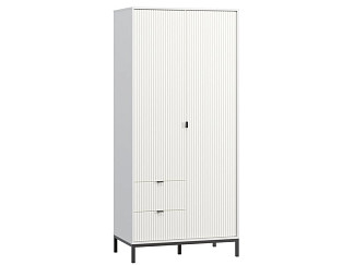 Распашной шкаф Трейвис 2-93x205 Белый