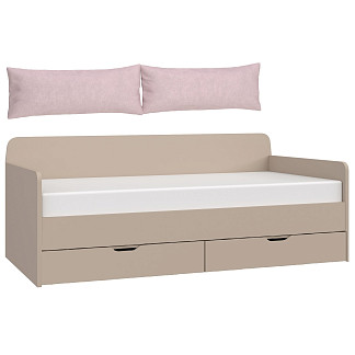 Кровать-диван (беж) (900)+ящик G3A+подушки Teddy 325 Soho беж