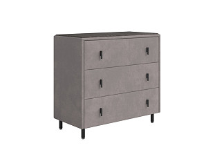 Комод Орматек Sofix (Велюр/ЛДСП Selfie Лунный/Дуб Кантербери) 92x46