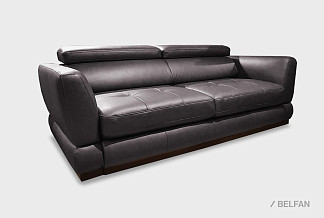 "Орландо" диван 3-х местный; раскл.; 3М; "Впередвыкатной" (1580х2000); венге; Oracul 998 (гр.2/СМ)