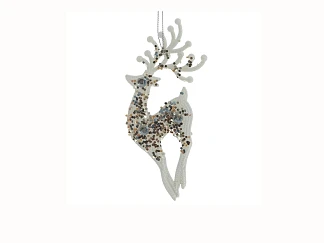 Елочное украшение Олень ажур