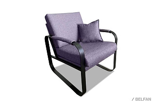 Кресло "Фил"; нераскл.; черный; Ткань 5007 (113)