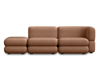 Диван модульный Brera-8 Velour Caramel