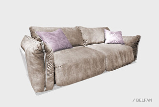 "Ferre" диван 3-х местный; нераскл.; 32; Missoni 15+Missoni 17+Enzo 161 (гр.2/БК+СМ)