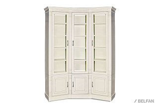 Набор мебели для библиотеки "Верди Люкс 1"; слоновая кость