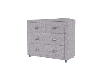 Комод Verda 2/4 (Ткань: Микрошенилл Rialto Дымчатый кварц) 92x48