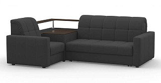 Угловой диван Инсбрук NEXT 140 K-4 с полкой венге