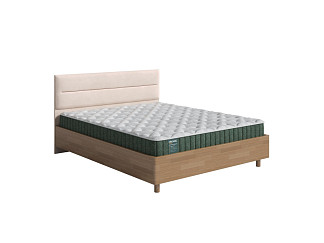 Кровать Орматек Albero Soft New с подъемным механизмом (Ткань/Массив (сосна) Антик (сосна)/Teddy 304 Тауп) 200x220
