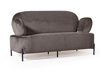 Орматек с металлическими опорами Dream (Ткань: Велюр Barkhat 27 Тёмно-серый) 73x152