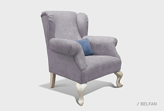 "Шоттэ" кресло; нераскл.; 12; слоновая кость; Allure 12 (30664)+Allure 14 (30659); (гр. 2/СМ)