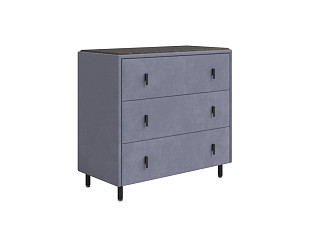 Комод Орматек Sofix (Велюр/ЛДСП Casa Благородный серый/Дуб Кантербери) 92x46