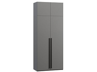 Распашной шкаф Кимбол 2.1-100x250 Графитовый