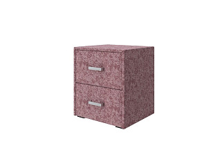 Тумба Орматек Uno (Ткань: Рогожка Levis 62 Розовый) 41x39
