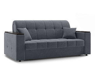 Орматек Диван-кровать Berlin 1 Middle (Ткань: Велюр Omega 32 Черный) 160x204