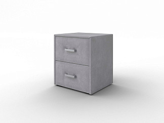 Тумба Орматек Uno (Ткань: Микровелюр Laska 05 Утренний туман) 41x39
