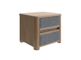 Тумба Орматек Wood Soft (ЛДСП+ткань Антик (сосна) с брашированием/Sohu Сталь) 45x40