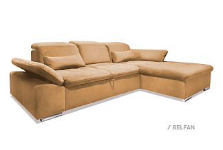 "Престон" диван с оттоманкой; раскл.; 2ML8MR; "Дельфин" (1940х1360); 30172(1) (гр.1)