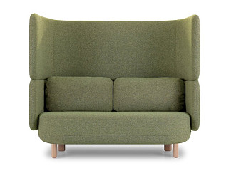 Диван прямой Тут Рядом Космос Рогожка Оливковый