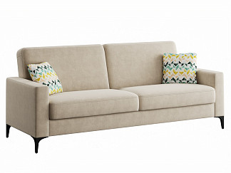 Орматек Диван-кровать Scandi (Ткань: Велюр Вивальди 4 бежевый) 120x200