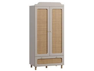 Распашной шкаф Линдо 2-90x192 Латте