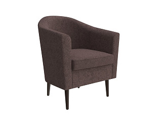 Кресло Орматек Oslo (Ткань/Массив Levis 37 Шоколад/Венге) 72x73