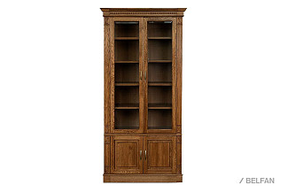 Набор мебели для библиотеки "Верди Люкс 3"; дуб рустикаль