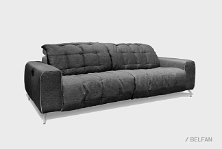 "Грей" диван 2-х модульный; раскл.; 1EL+1ER; Реклайнер; Miss 07(33705)+Oracul 695 (30746) (гр.5/ТД)