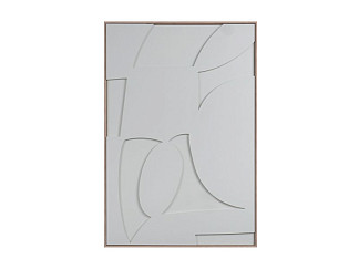 Картина Рельеф-1 White