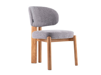 Стул Брамс Рогожка Серый/Натуральный