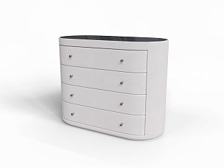 Комод Verda Classic (Ткань: Микровелюр Laska 01 Белая смородина со стеклом Gray) 53x106