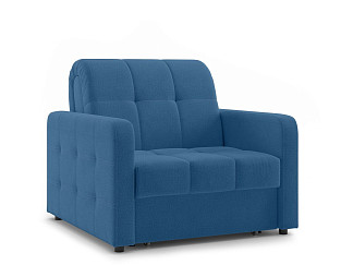 Орматек Диван-кровать Berlin Hard (Ткань: Рогожка Preston 750 Синий) 80x200