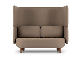 Диван прямой Тут Рядом Космос Рогожка Коричневый