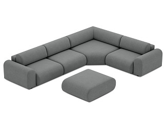 Диван модульный Маиль-6 Bucle Grafit